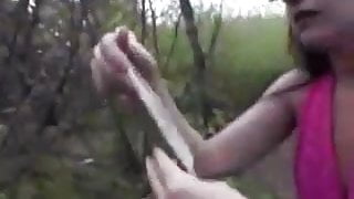 Nasty cheap slag eats used condoms